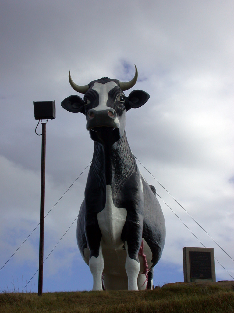 Spotted on the Roadside Salem Sue, World's Largest Holstein Cow • Mellzah