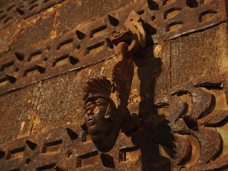 ornate door handle
