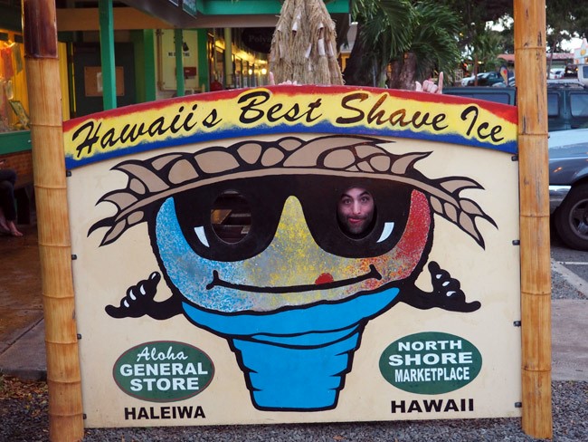 shave ice sign