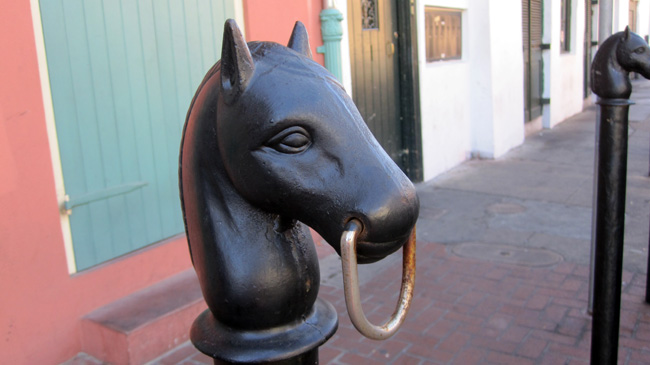horse hitching post