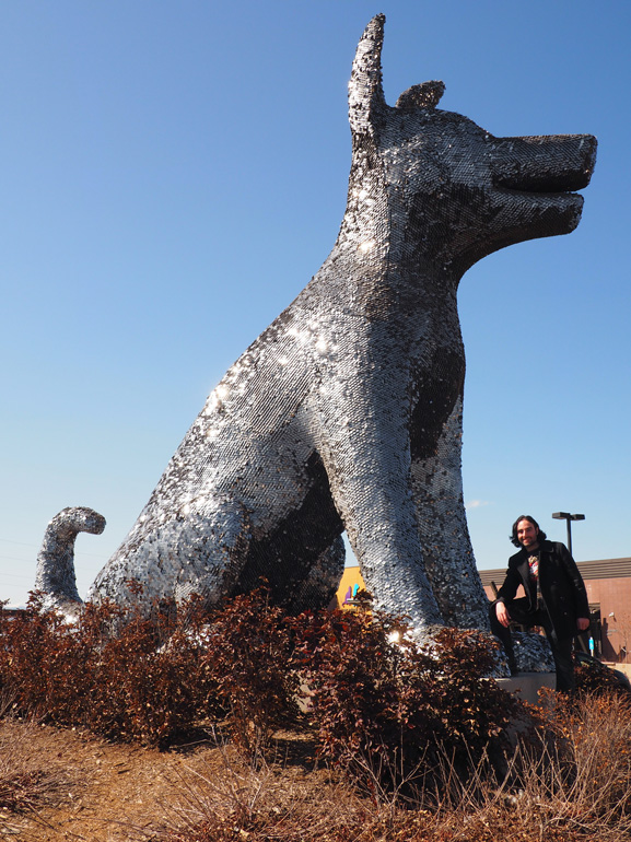 Spotted on the Roadside: Sun Spot, the 20 Foot Tall Dog